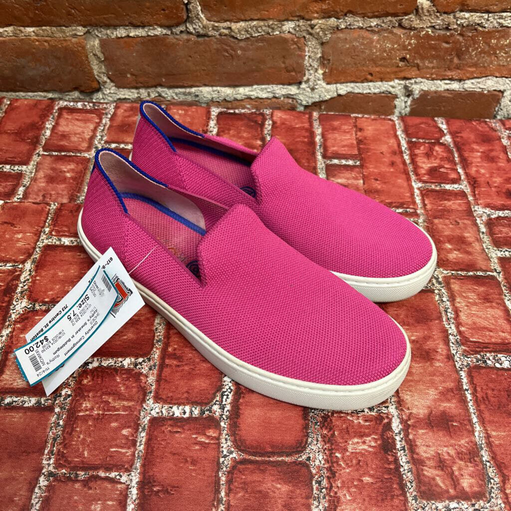 Rothy's Sneaker In Bubblegum Pink Size 7.5L