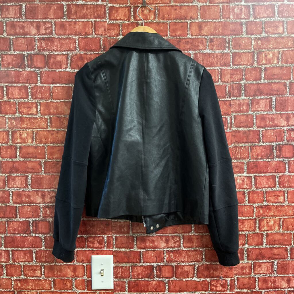 Promesa Pleather Jacket Black Size L