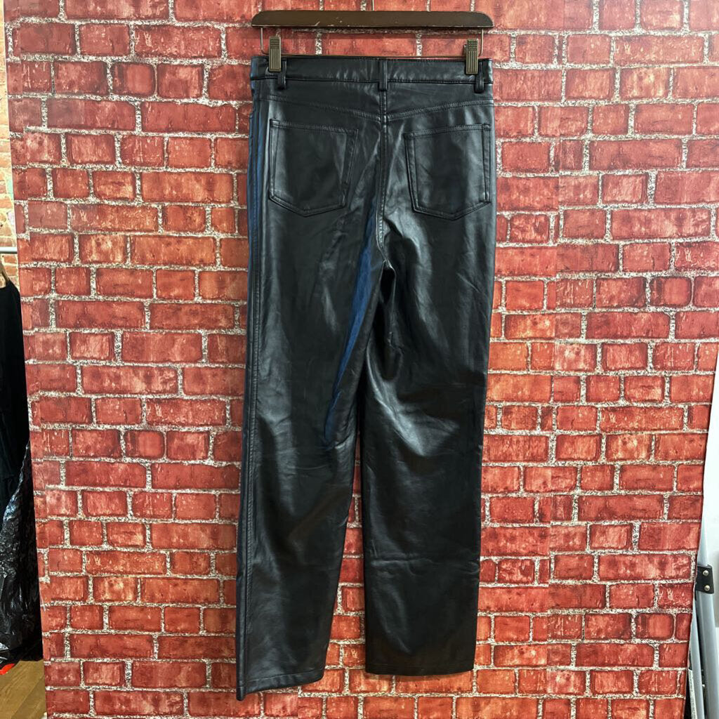 Maison d'amelie Pleather Pants Black Size 2