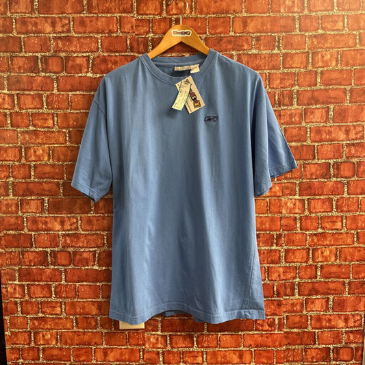 Reebok Y2K Vintage Tee Blue Size Large