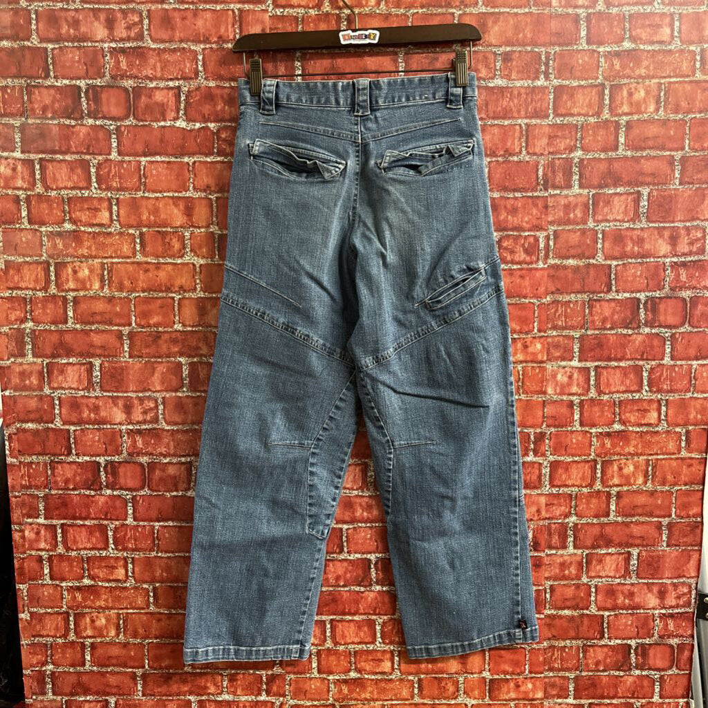 Vintage Lee Pipes Jeans Cargo Blue Size XS/LY