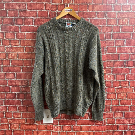 Vintage Concrete Knit Sweater Grey Size M