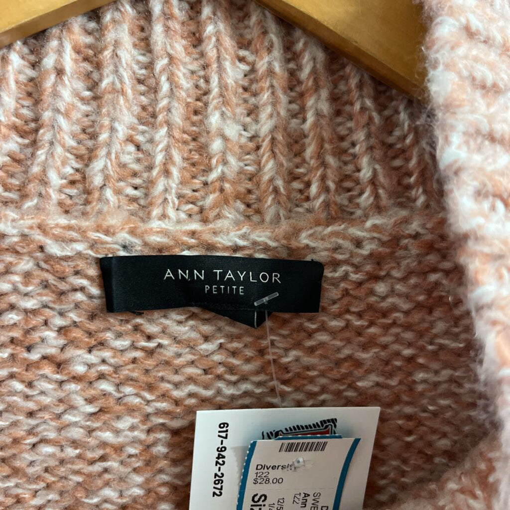 Ann Taylor Knit Sweater Pink Size L