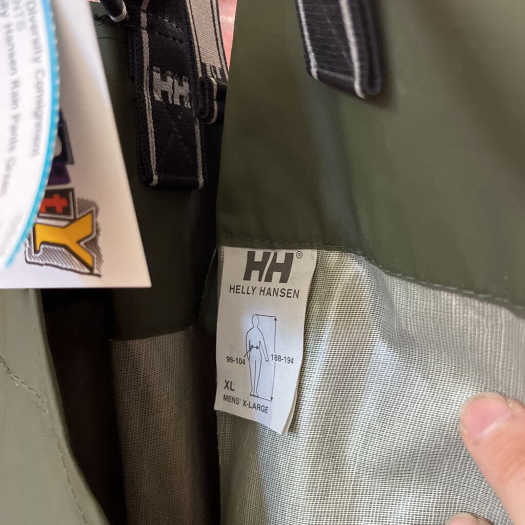 Helly Hansen Rain Pants Green Size XL