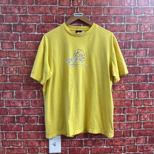 Vintage Quiksilver Tee Yellow Size L