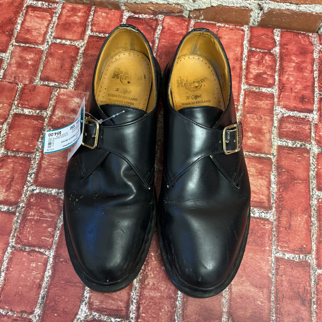 Made in England Dr Martens Double Monk Strap Black Size 10M