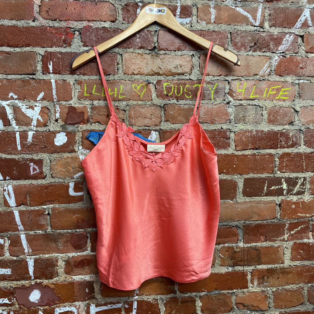 Vintage Inner Most Satin Tank Pink Size L