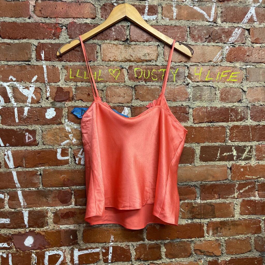 Vintage Inner Most Satin Tank Pink Size L