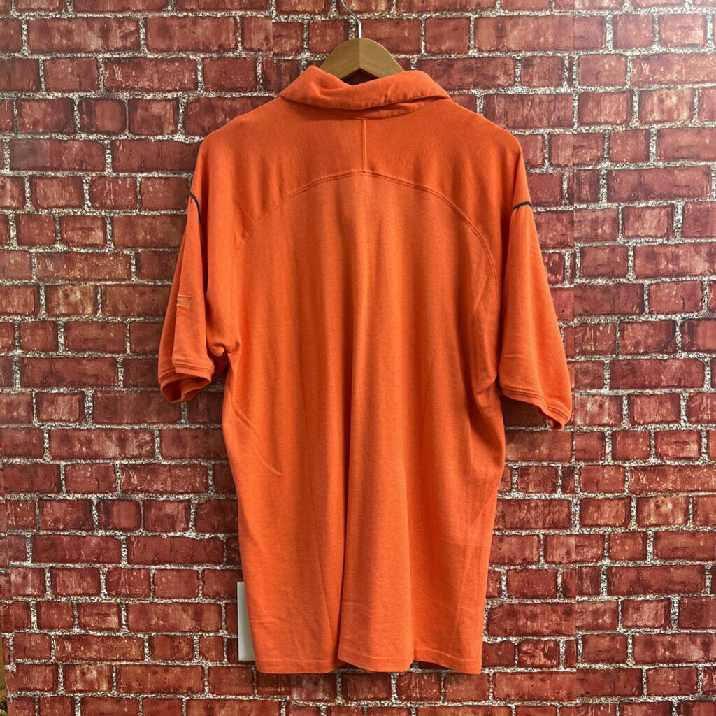 Reebok Cycling Quarter Zip Orange Size L