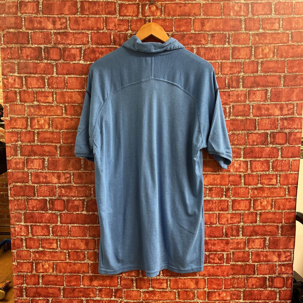 Reebok Cycling Quarter Zip Blue Size L