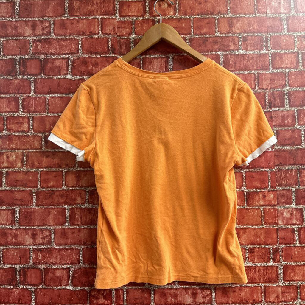 Tommy Hilfiger Mariners Point Baby Tee Orange Size L