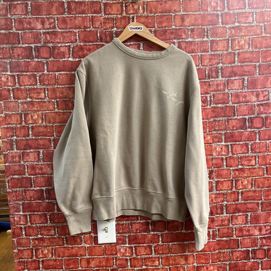 Rag & Bone New York Boxy Fit Crewneck Tan Size L