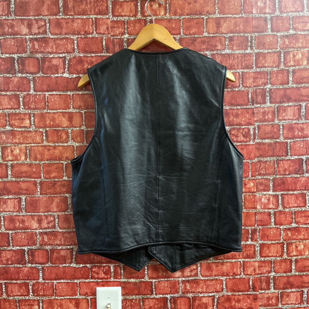 Wilsons Leather Vest Black Size M