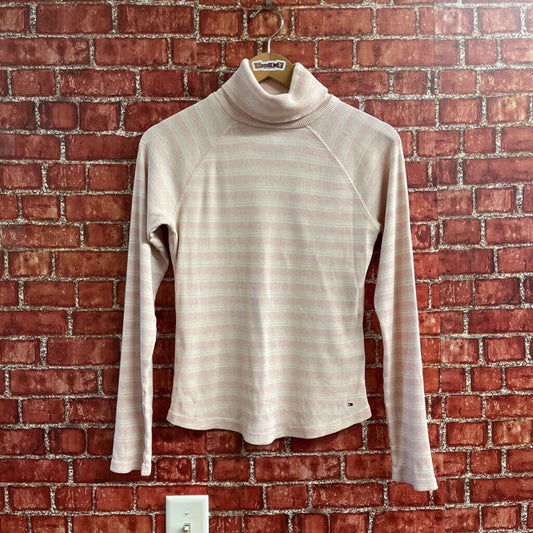 Tommy Jeans Striped Turtleneck Pink Size L