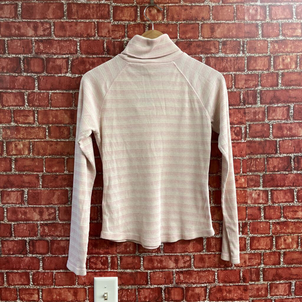 Tommy Jeans Striped Turtleneck Pink Size L