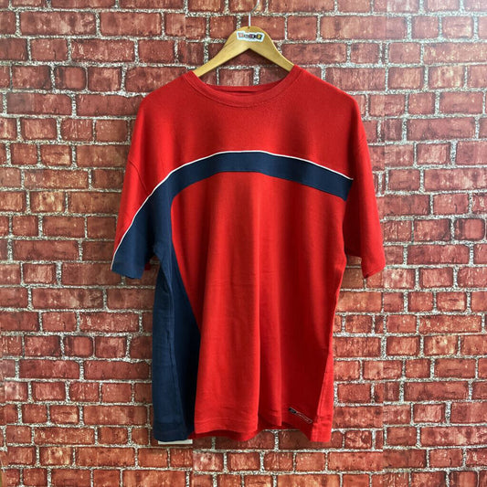 Vintage Reebok Striped Tee Size Large