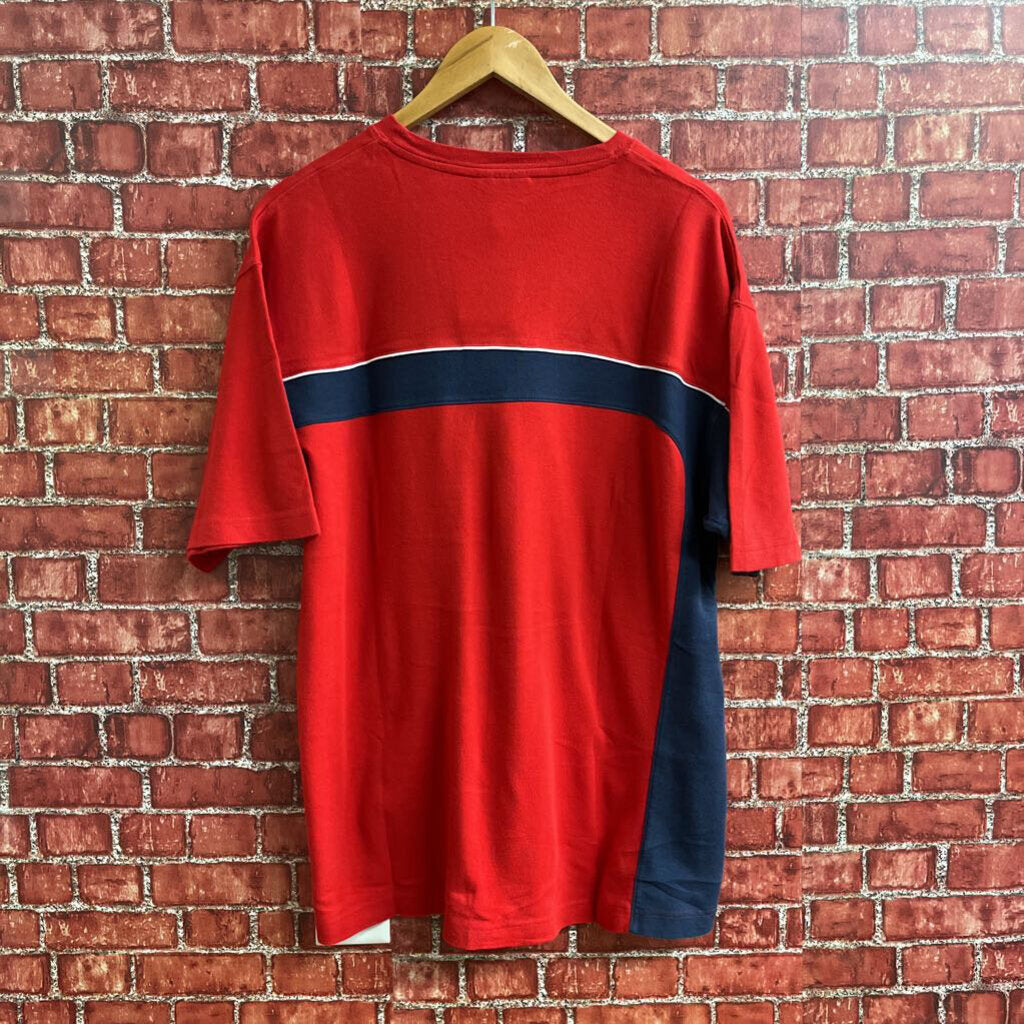 Vintage Reebok Striped Tee Size Large