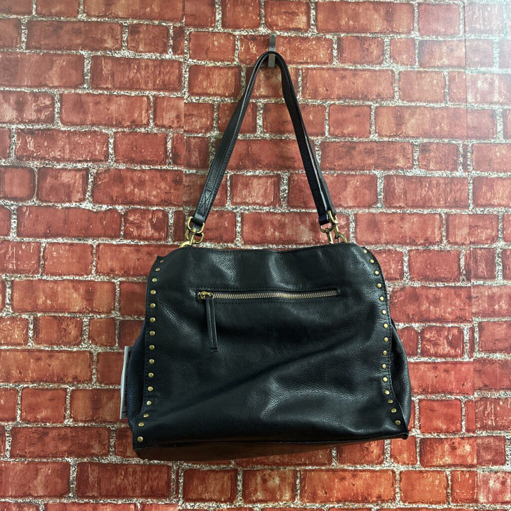 NWT American Leather Co Hand Bag black