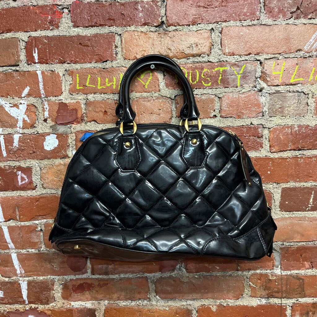 Maxx Studio Quilted Patent Leather Bag