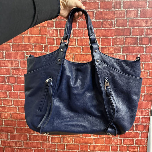 Kooba Royal Blue Leather Shoulder Bag