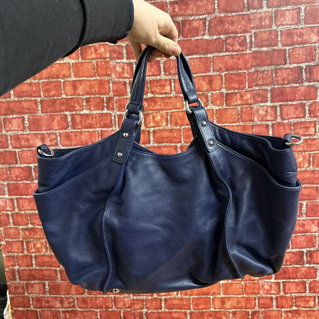 Kooba Royal Blue Leather Shoulder Bag