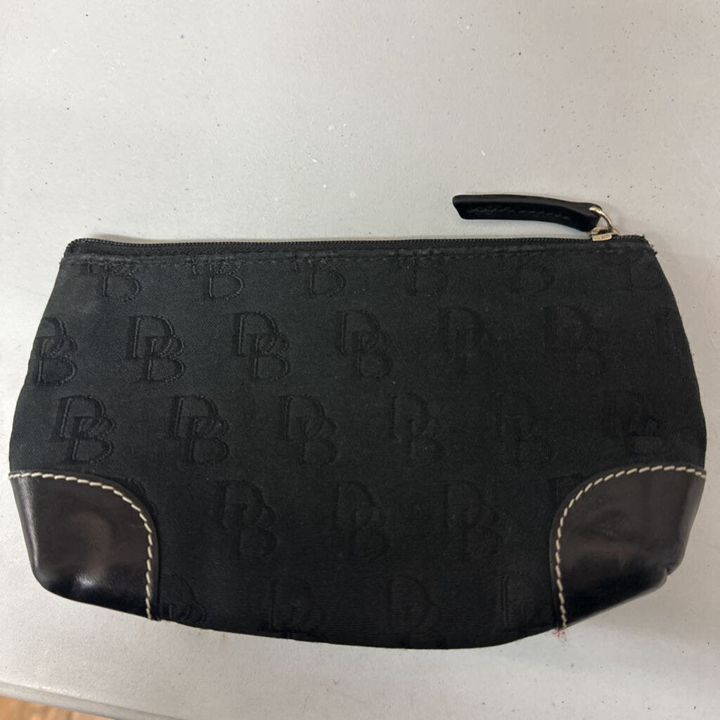 Dooney Bourke Coin Purse Black Canvas