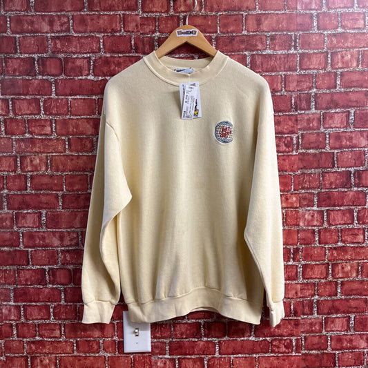 Vintage Lee Jazz Dagen Yellow Crewneck Size M