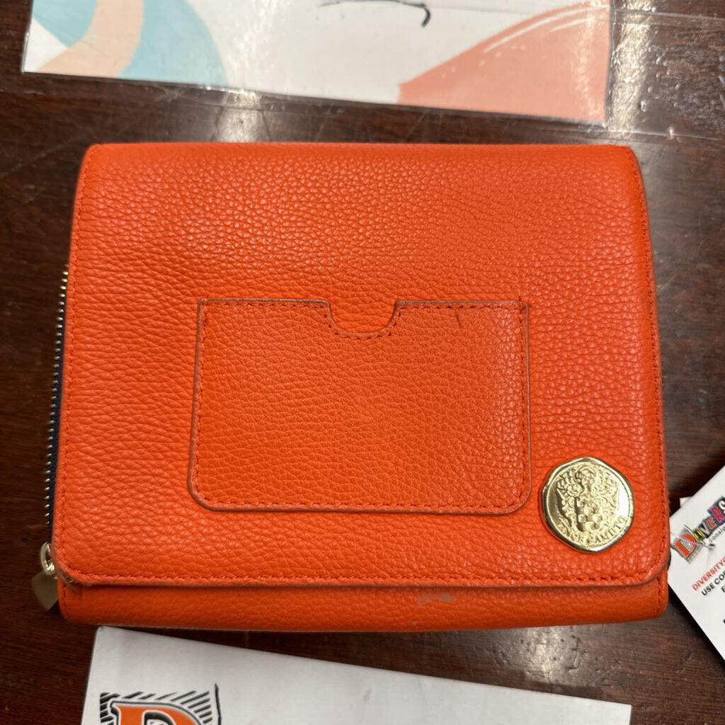 Vince Camuto Leather Mini Crossbody orange