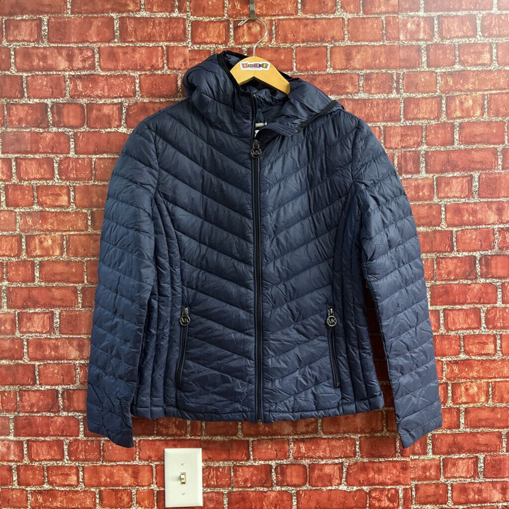 Michael Kors Puffer Jacket Blue Size M