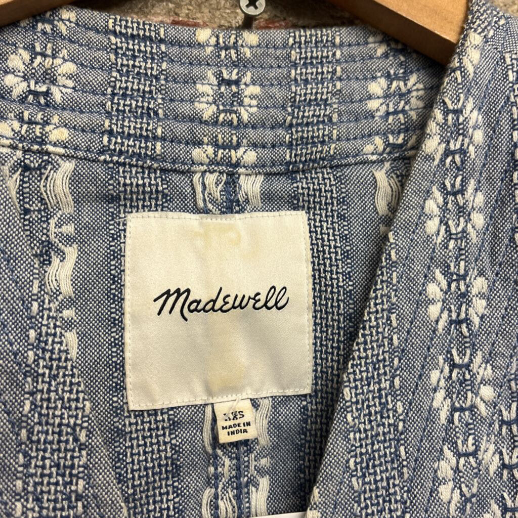 Madewell Tapestry Button Up Top Size XXS