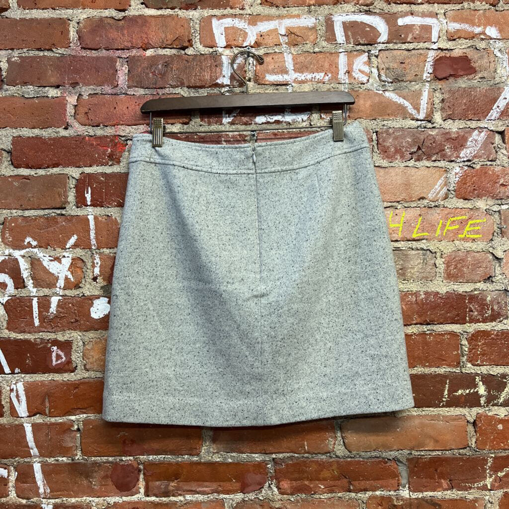 Loft Grey Wool Mini Skirt Size 4