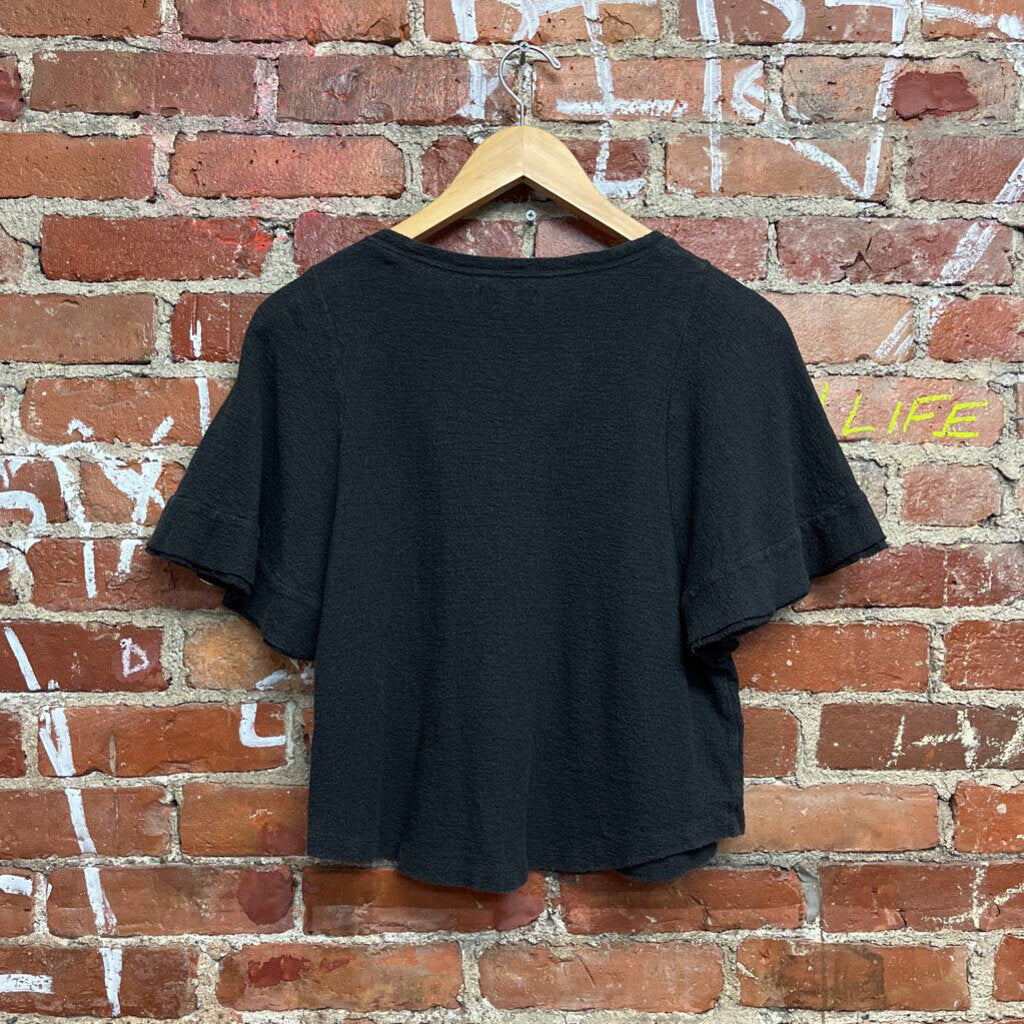 Madewell Terry Cloth Tee Top Size Small