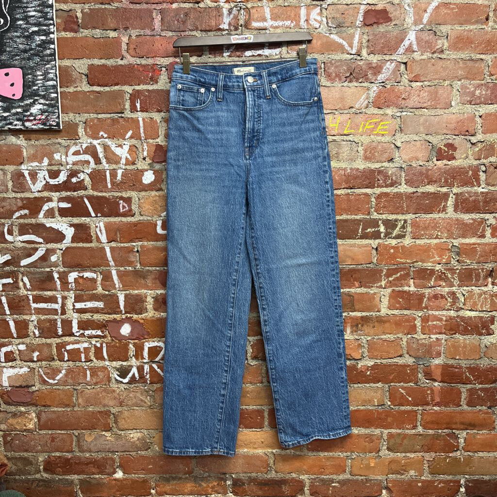 Madewell Wide Leg Jeans Blue Size 28