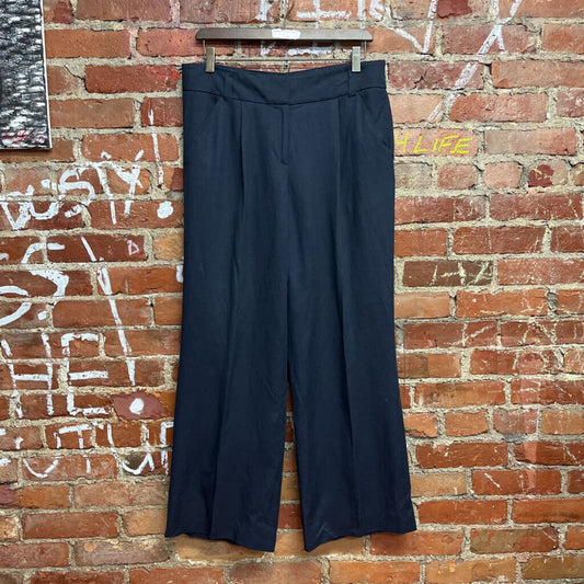 Loft Ann Taylor Wide Leg Blue Trousers Size 4