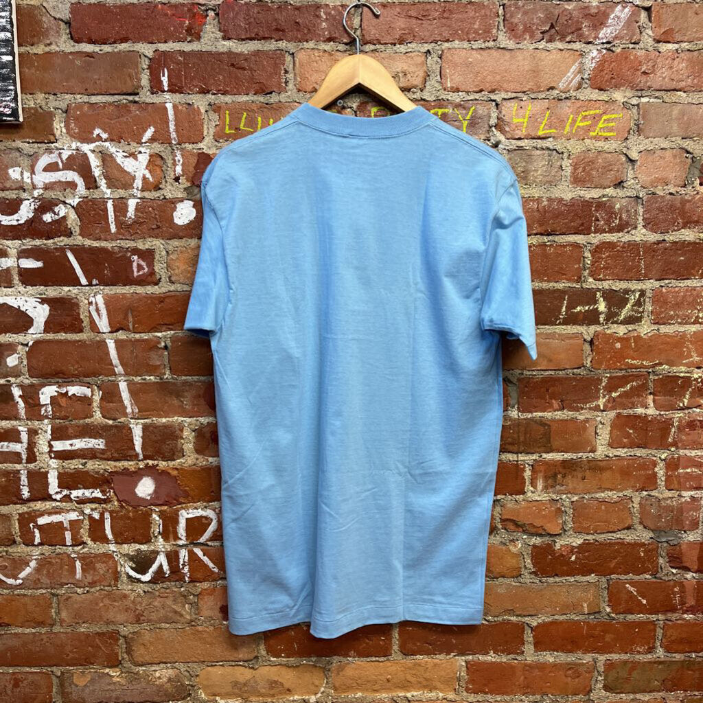 Possum Trot University Baby Blue Vtg Tee Size XL