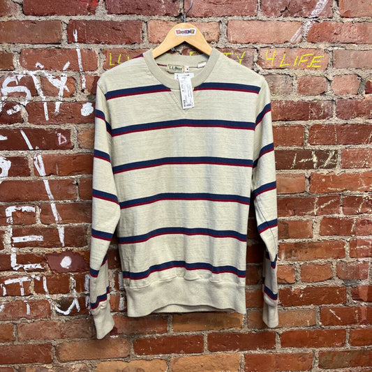 Vintage LL Bean Striped Crewneck Size Medium