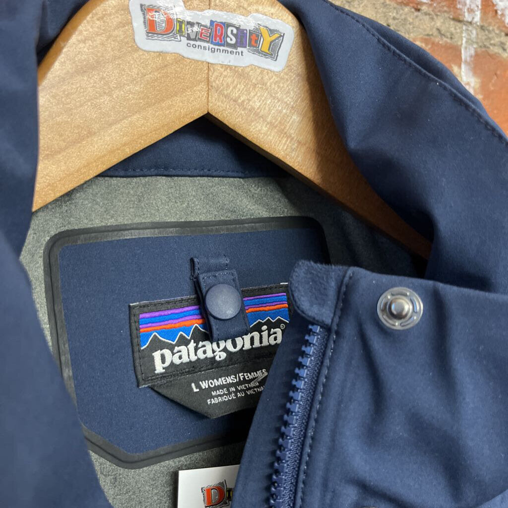 Patagonia Rain Coat Blue Size Large