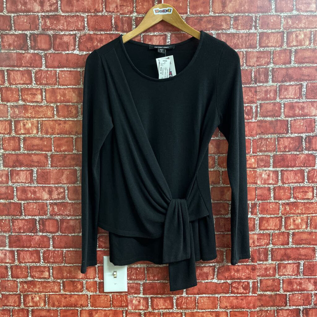 Fifteen Twenty Long Sleeve Top Black Size Small