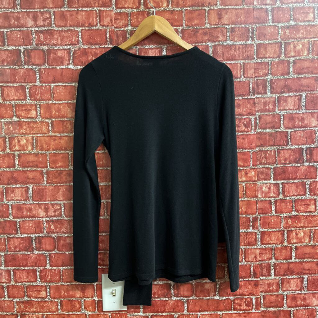 Fifteen Twenty Long Sleeve Top Black Size Small