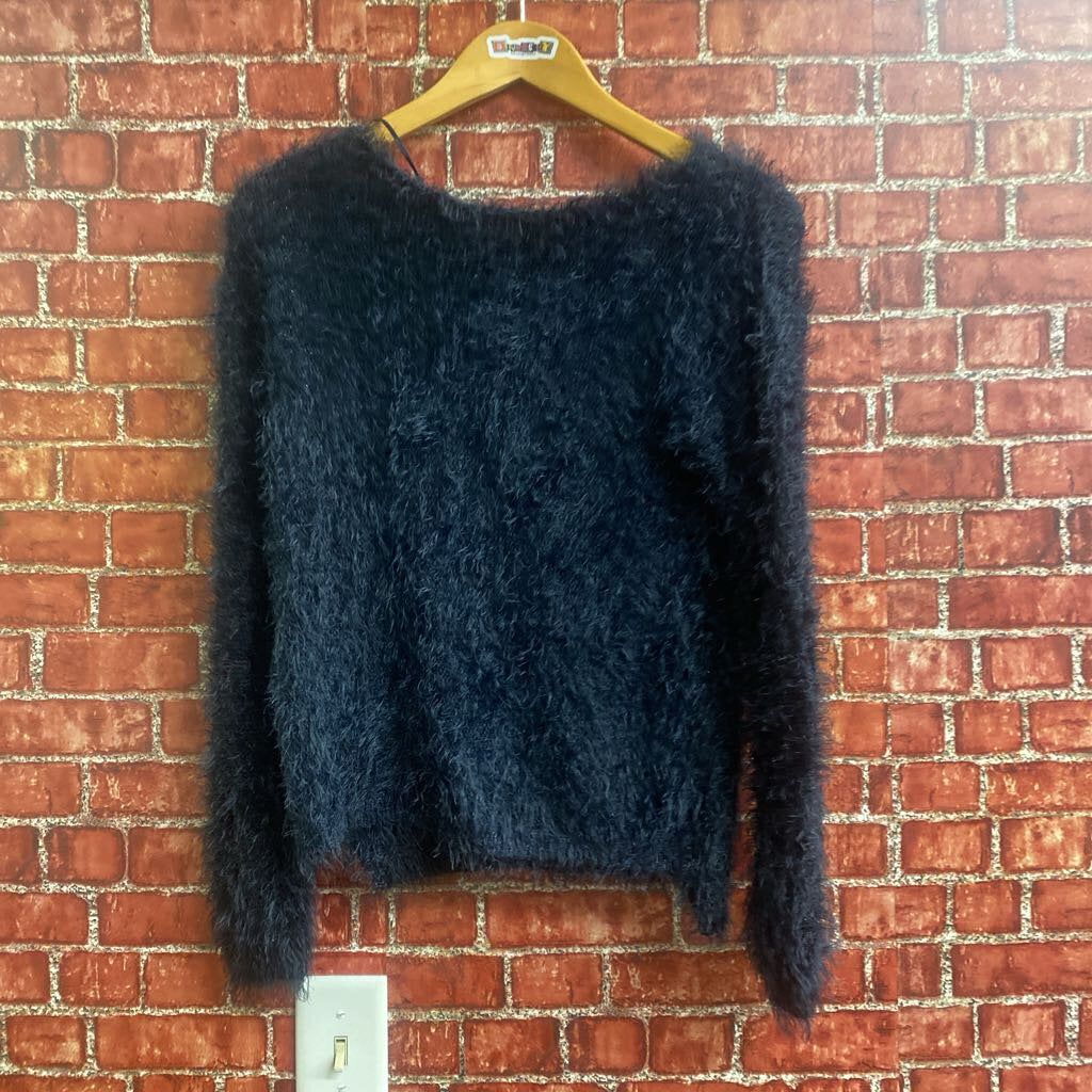 Dex Fuzzy Top Blue Size XS