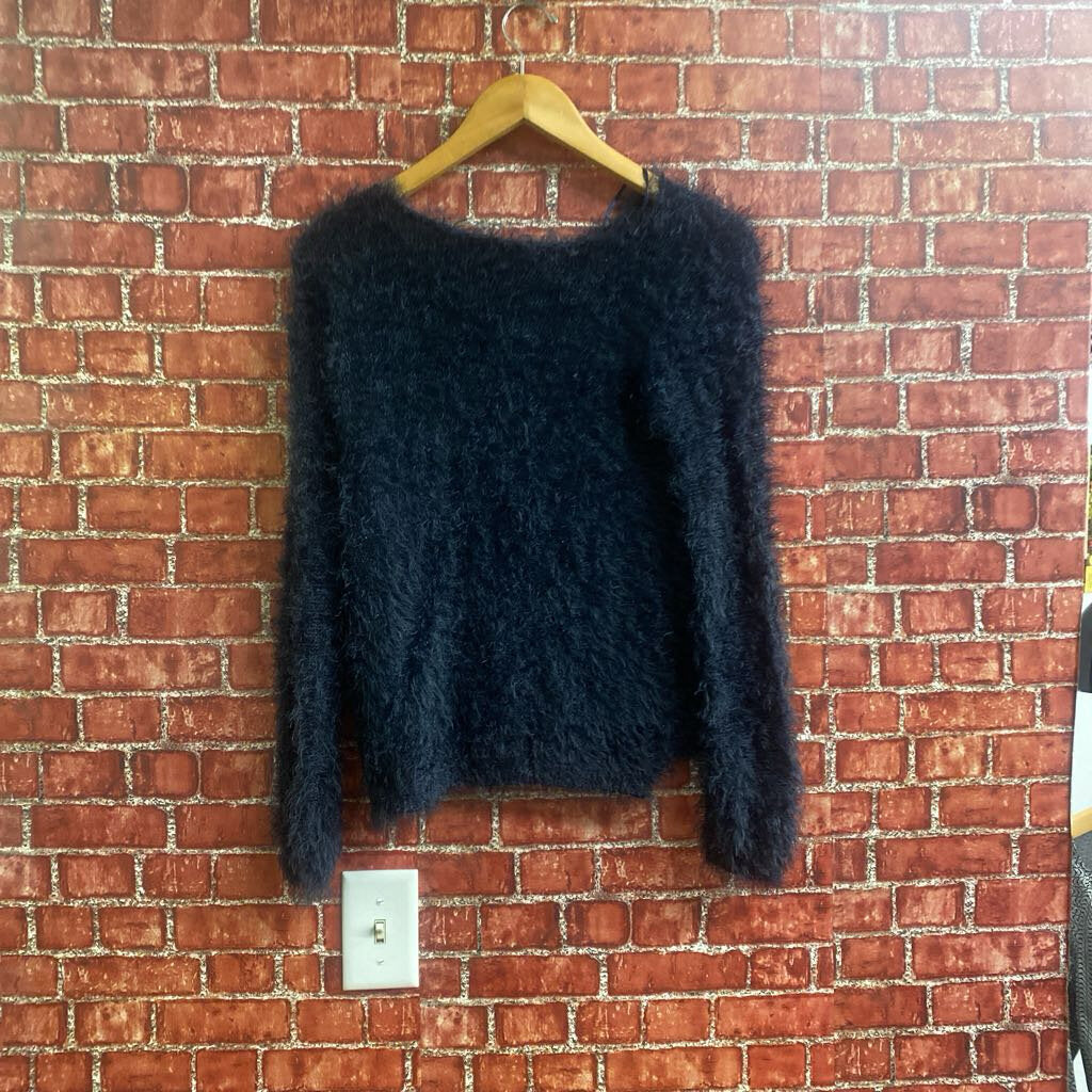 Dex Fuzzy Top Blue Size XS