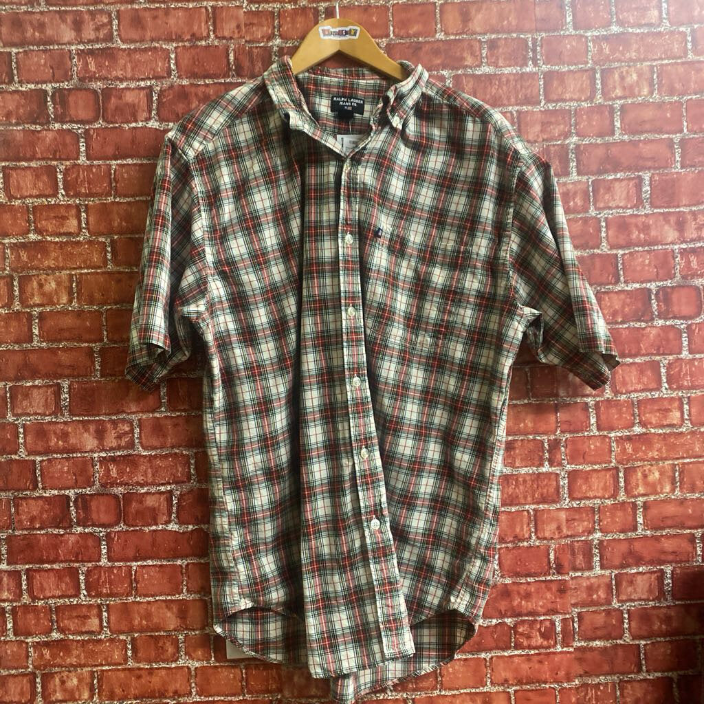 Ralph Lauren Jeans Co. Plaid Button Down Size L