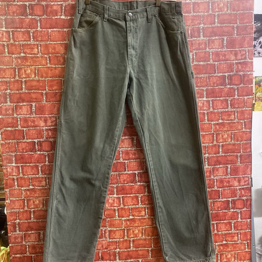 Dickies Carpenter Pants Size 36 Green