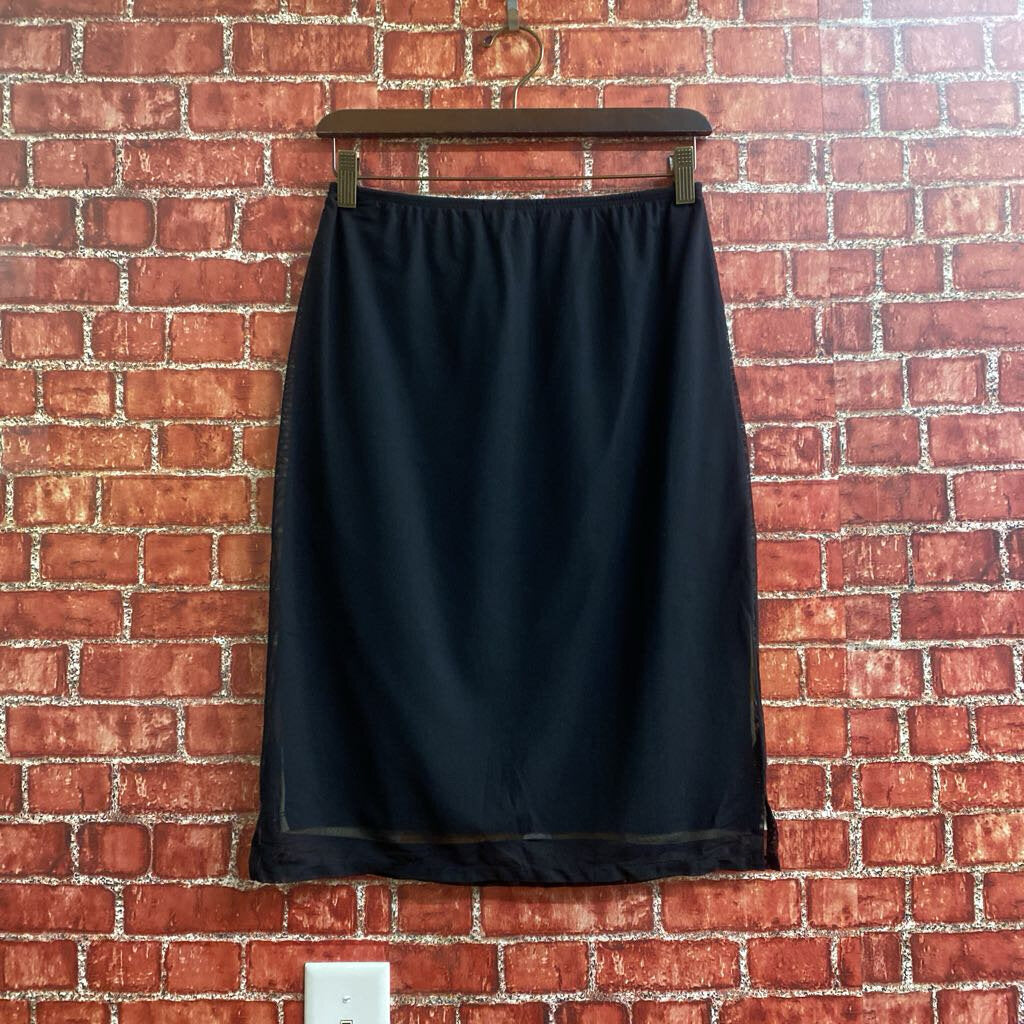 Custo Barcelona Sheer Skirt With Picture Black Size 2