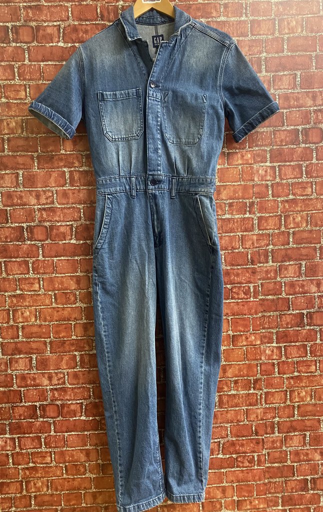 Gap Denim Jumpsuit Blue Size 0