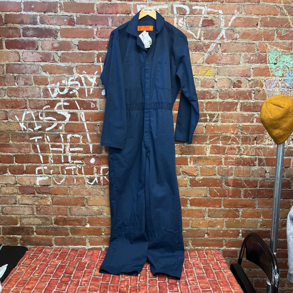 Workwear Jumpsuit Navy Blue L