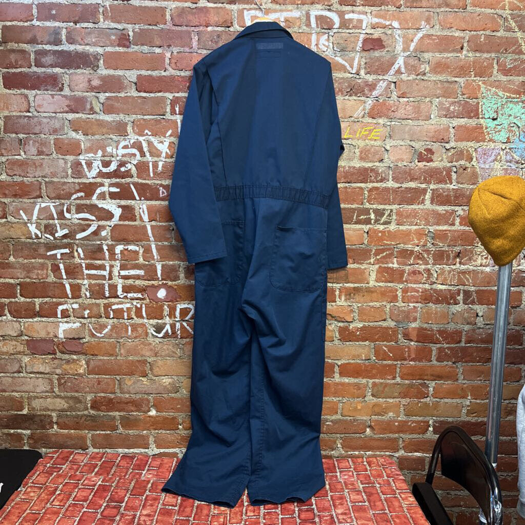 Workwear Jumpsuit Navy Blue L