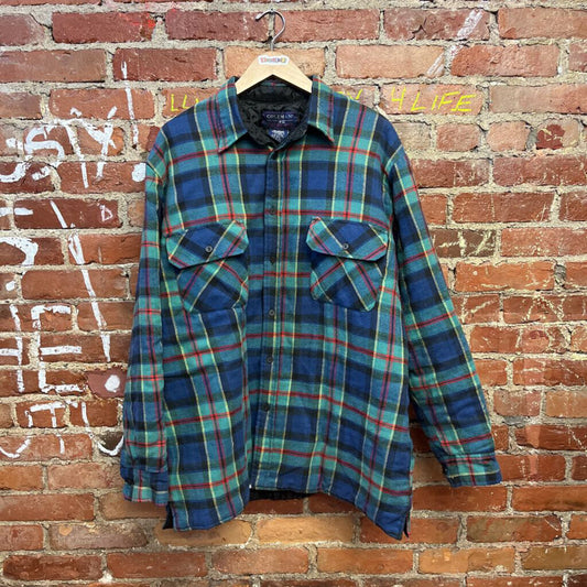 Coleman Quilt Lined Flannel Multi L