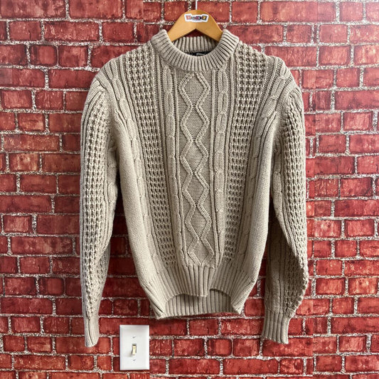 Vtg Colin St. Marx Cable Knit Sweater Size Small