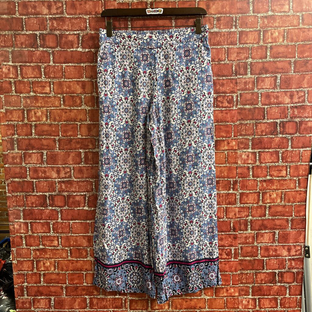 NWT Loft Paisley Flowy Pants Size XS